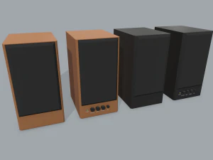 computer speakers 3D Model