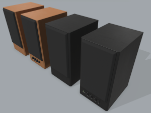 computer speakers 3D Model