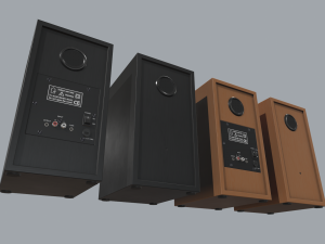 computer speakers 3D Model