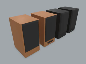 computer speakers 3D Model