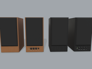 computer speakers 3D Model