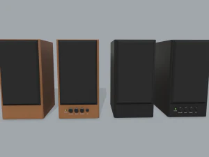 computer speakers 3D Model