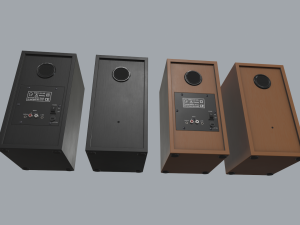 computer speakers 3D Model