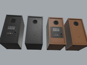 computer speakers 3D Model