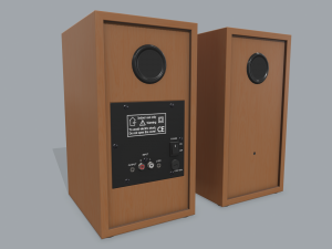 computer speakers 3D Model