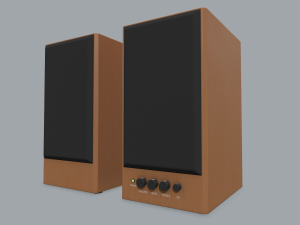computer speakers 3D Model