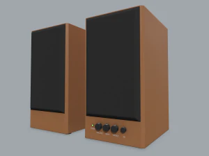 computer speakers 3D Model