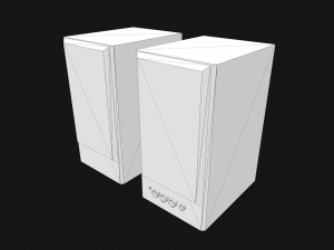 computer speakers 3D Model