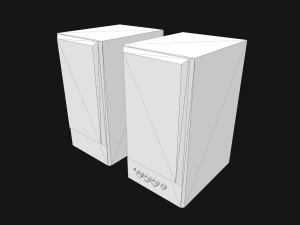 computer speakers 3D Model