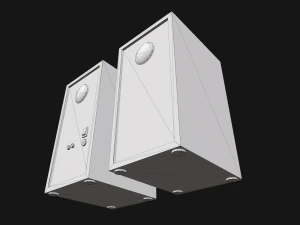 computer speakers 3D Model