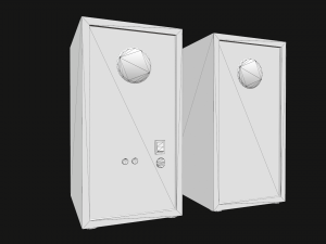 computer speakers 3D Model