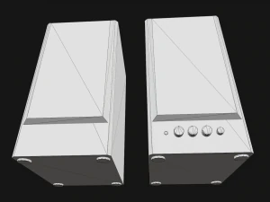 computer speakers 3D Model