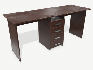 old desk 3D मॉडल