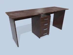 old desk 3D Model