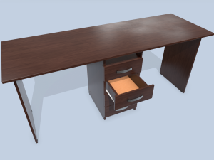 old desk Modelo 3D