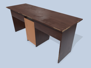 old desk Modelo 3D