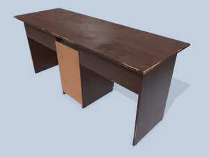 old desk 3D Model
