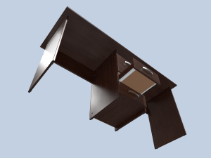 old desk Modelo 3D