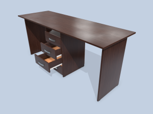 old desk Modelo 3D