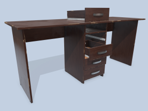 old desk Modelo 3D