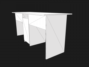old desk Modelo 3D