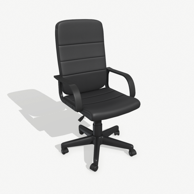 office chair Modelo 3D .c4d .max .obj .3ds .fbx .stl .blend 