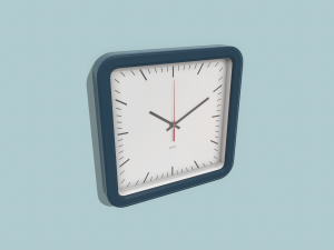 wall clock 3D 모델