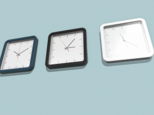 wall clock 3D 모델