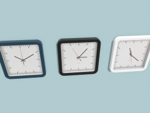 wall clock 3D 모델