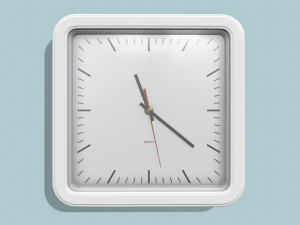 wall clock 3D 모델