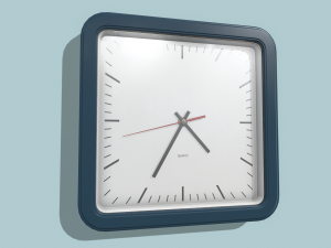 wall clock 3D 모델