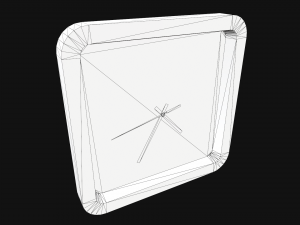 wall clock 3D 모델