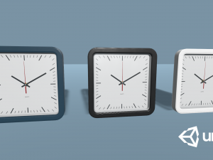 wall clock 3D 모델