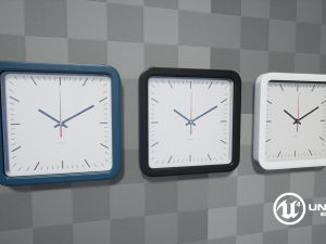 wall clock 3D 모델