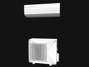air conditioner 3D Model