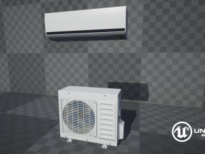 air conditioner 3D Model