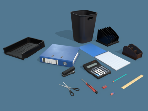 office supplies Modelo 3D