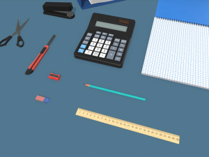 office supplies Modelo 3D