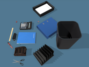 office supplies Modelo 3D