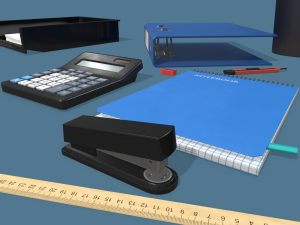 office supplies Modelo 3D