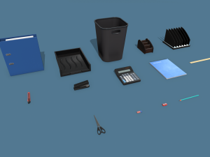 office supplies Modelo 3D