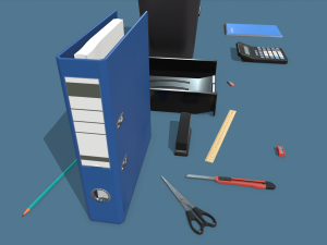 office supplies Modelo 3D