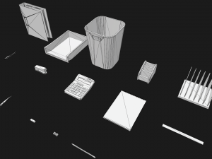 office supplies Modelo 3D