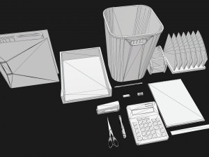 office supplies Modelo 3D