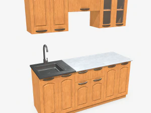 кухонный гарнитур 3D Модель