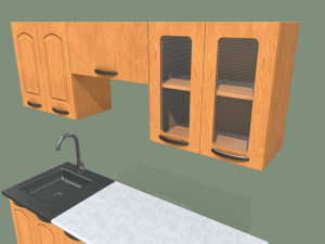 kitchen set 3D 모델