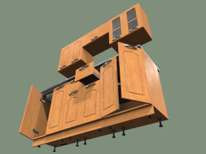 kitchen set 3D Model