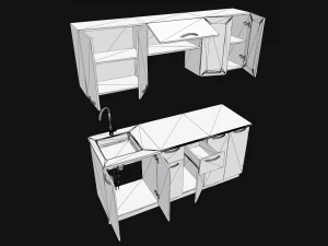 kitchen set 3D Model