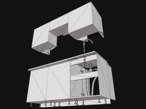kitchen set 3D 모델