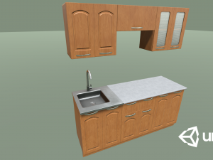 kitchen set 3D 모델